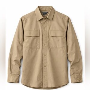 5.11 Tactical Utility Shirt – Khaki – L – Outdoor Workwear Combat Field Shirt